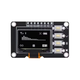 Display OLED 0.96"  Alb I2C cu 4 butoane