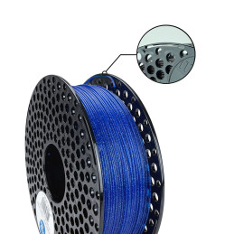 Filament Azurefilm - PLA - Albastru cu sclipici - 1Kg - 1.75mm
