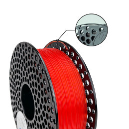 Filament Azurefilm - PLA - Rosu transparent - 1Kg - 1.75mm
