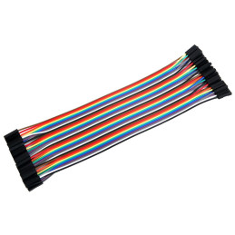 40 x Dupont cables female-female 20cm