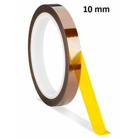 Banda adeziva termorezistenta tip Kapton 10mm x 33M