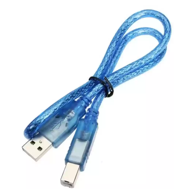 USB A-B cable - 50cm blue