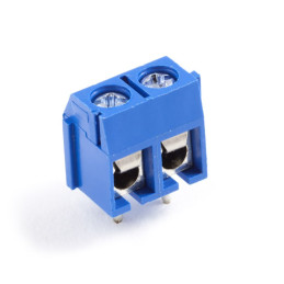 Conector terminal cu surub Albastru - 2 pini