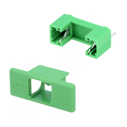 Soclu pentru sigurante cilindrice 6.3A THT