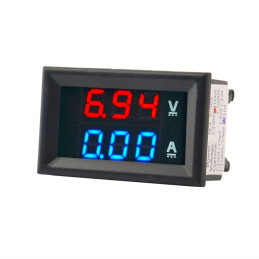 Panel voltmeter + ammeter 10A