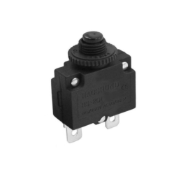 30A Circuit Breaker 12V/24V Push Button Resettable Thermal Circuit Breaker Panel Mount With Waterproof Cap