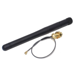 Antena 2.4 Ghz 3 dBi + cablu IPX RP-SMA
