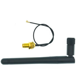 Antena 2.4 Ghz 3 dBi + cablu IPX RP-SMA