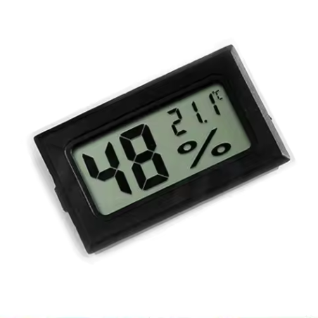 Panel hygrometer and thermometer